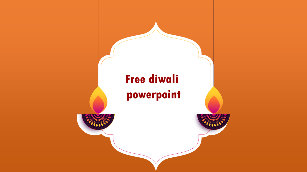 Free - Diwali PowerPoint Presentation Slide Template